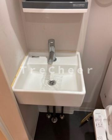 T.A北区上中里3丁目A棟の洗面所