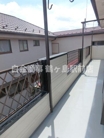 川越市下広谷　中古戸建のバルコニー