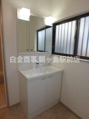 川越市下広谷　中古戸建の独立洗面台