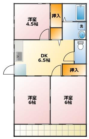 ウイングコート 西岩田タウンの間取り