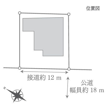 横浜市青葉区美しが丘一丁目戸建の区画図