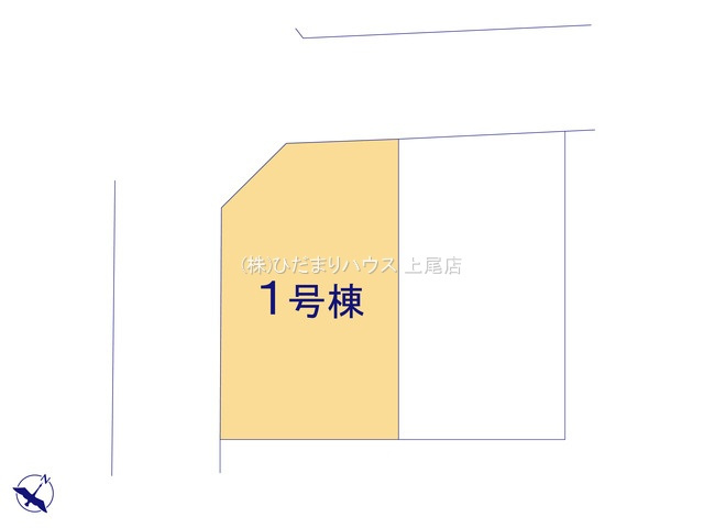 上尾市上13期　新築戸建　LIGARE01の区画図