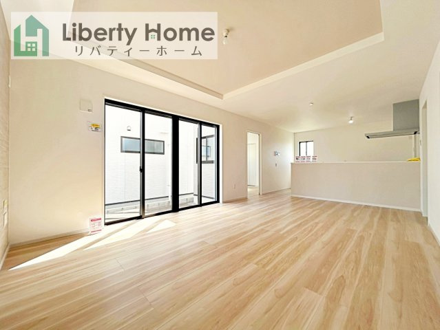 取手市藤代南3期　1号棟　新築戸建の居間・リビング