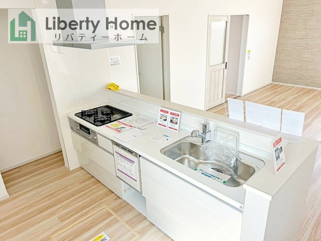 取手市藤代南3期　1号棟　新築戸建のキッチン