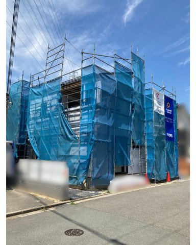 高砂市米田町米田新　新築建売の前面道路含む現地写真