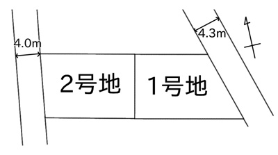 【区画図】 | 葵区新伝馬3丁目　土地　1号地