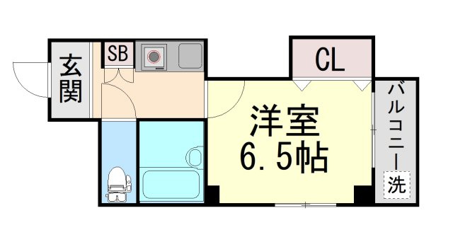 リベルテ六甲の間取り