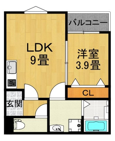 【間取り】 | LE COCON四日市Ⅹ