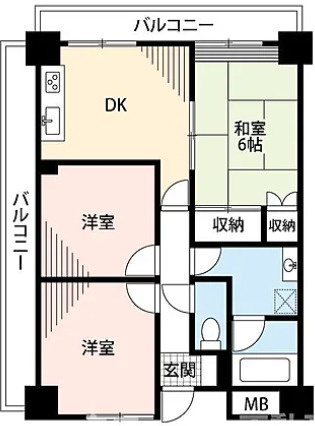 丸亀市　マンション・事務所・倉庫の間取り