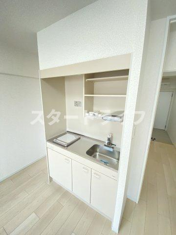 大阪市淀川区西中島７丁目の賃貸マンションのキッチン