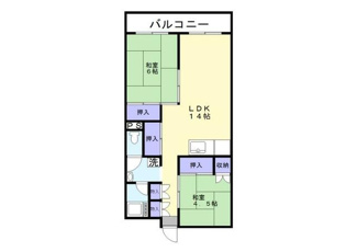 【間取り】 | 第３松島ビル