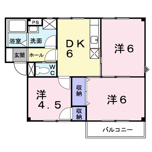 プラドールA2の間取り