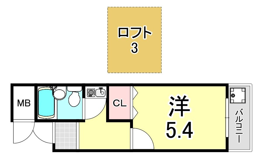 パレス11の間取り