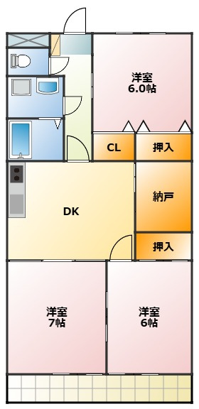 ベネッセレ豊橋西の間取り