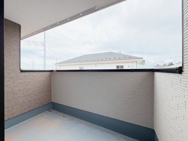 【バルコニー】 | 高崎市島野町　新築住宅 | インナーバルコニーで急な雨でも安心です！