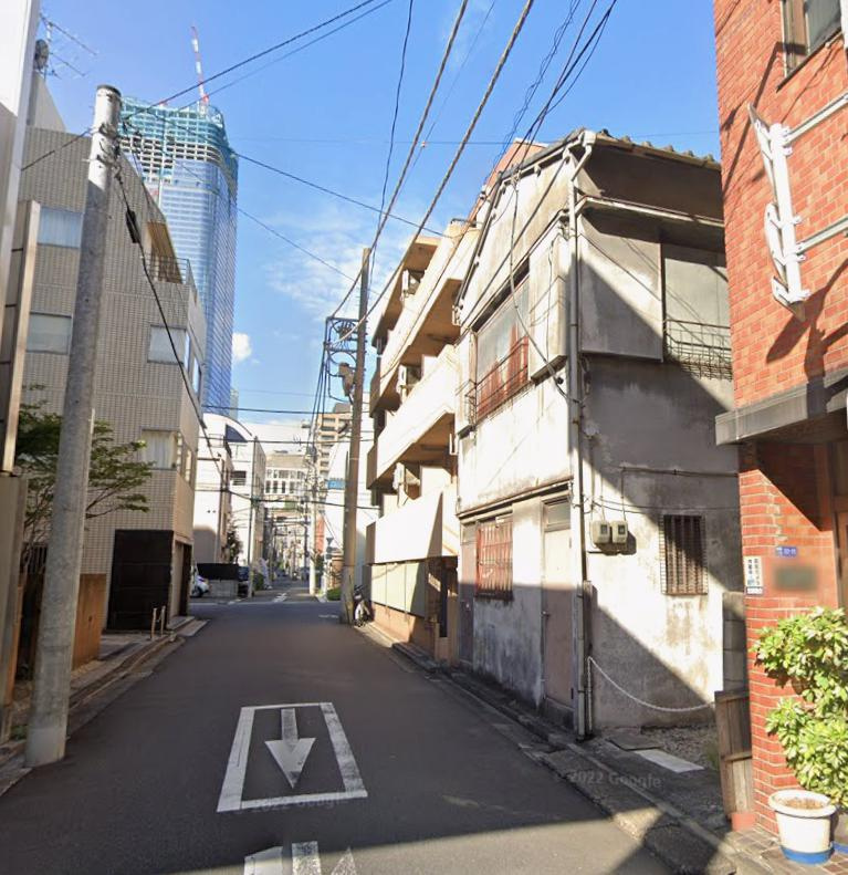 港区東麻布２丁目の事務所の周辺