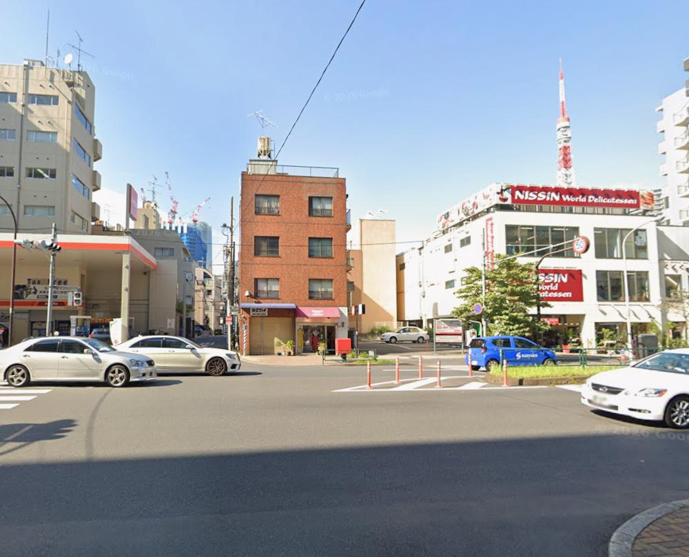 港区東麻布２丁目の事務所の周辺