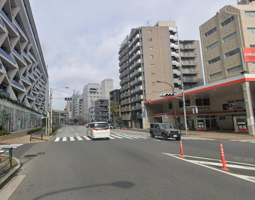 港区東麻布２丁目の事務所の周辺
