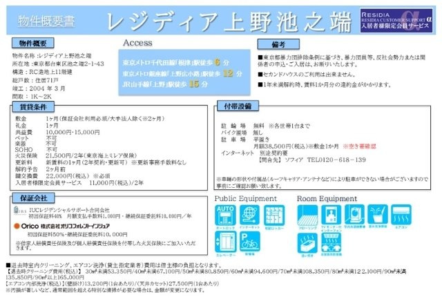 レジディア上野池之端
