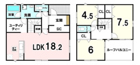クレーデルガーデン平群町下垣内第5 全13区画 5号棟の画像