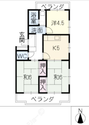 サンシティ小池の間取り