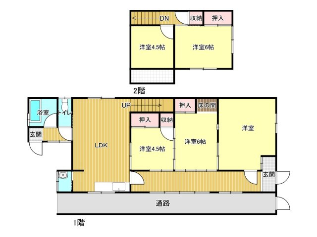 津市津興の間取り