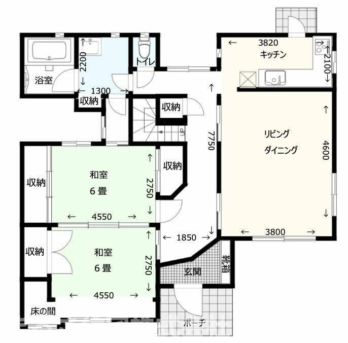 生目台西4丁目　中古戸建の間取り