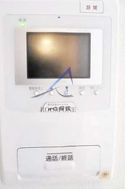 ブラントーレ哲学堂のセキュリティ|モニター付きインターホンです。