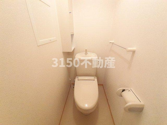 サン　ソレーユのトイレ|落ち着いた色調のトイレです