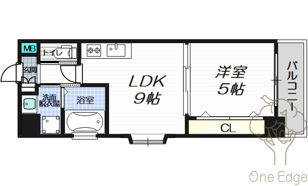 グランエイト中津の間取り