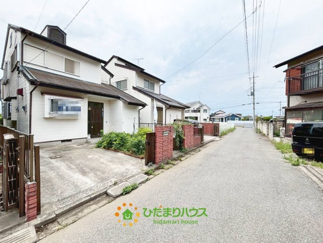 古河市大山２期　中古一戸建ての前面道路含む現地写真|2026/6/12　撮影　※リフォーム前写真