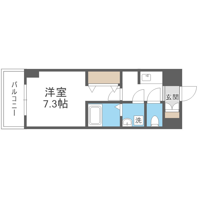 サンシルク阿倍野の間取り