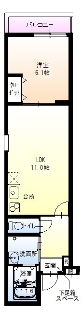 フジパレス湯里Ⅵ番館の間取り|フジパレス湯里Ⅵ番館　間取り