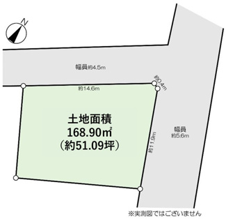 【土地図】 | 西宮市　仁川町3丁目　建築条件無土地