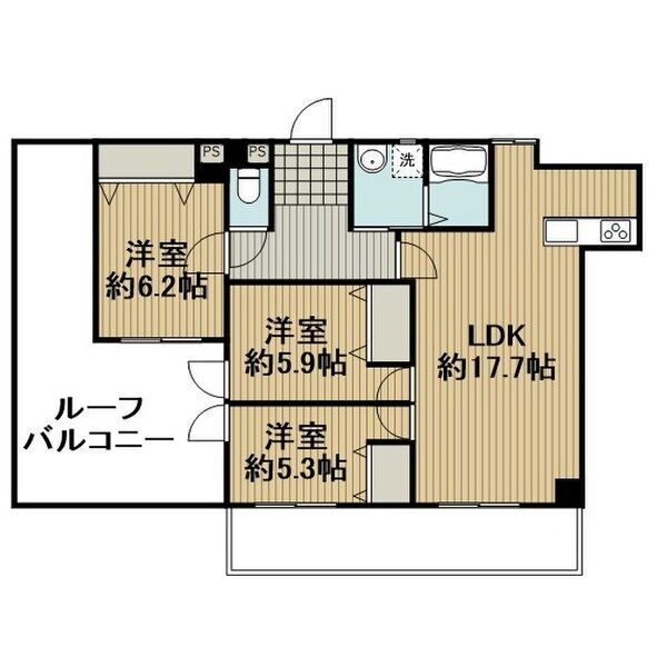 グランドール須崎の間取り