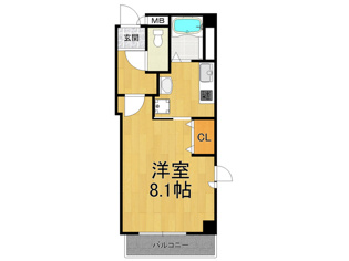 ラ・フォンテ甲東園の間取り