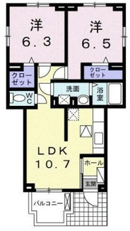 【間取り】 | Ｇｒａｃｅ壱番館 | 間取りです。