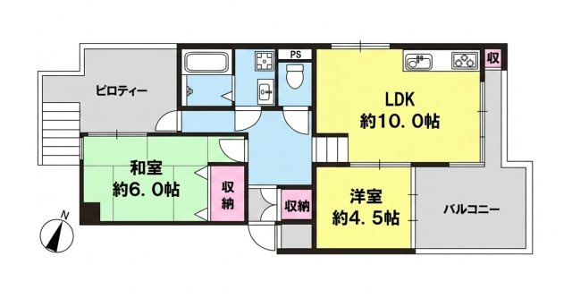 【間取り】 | 成増ビューハイツ（成増店） | ※図面と現況が異なる場合は現況優先となります。