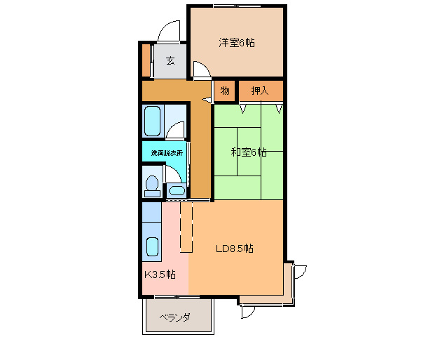 クラッセⅠの間取り