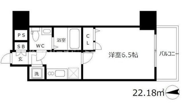 エスリード天神橋筋六丁目の間取り