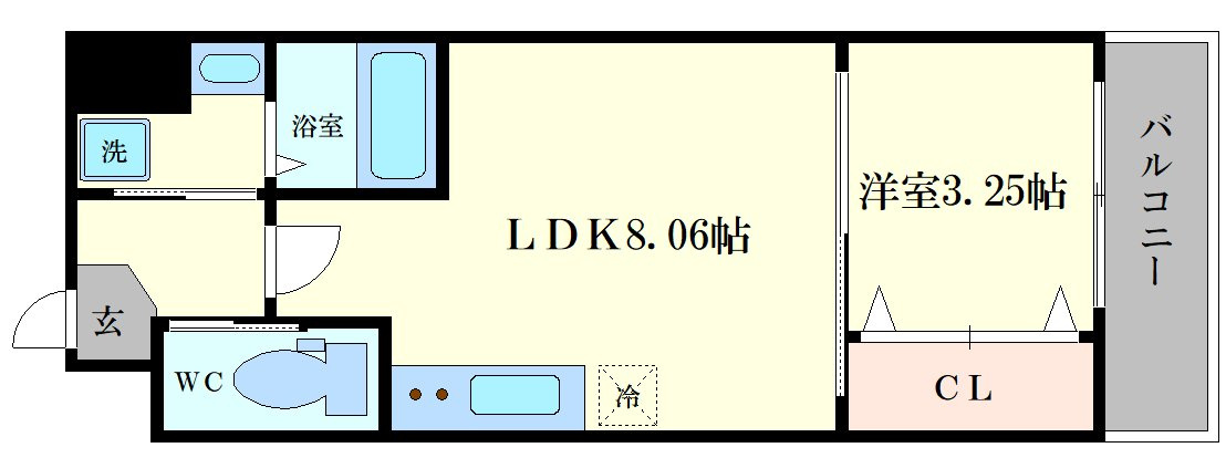 Nu岸里駅前の間取り