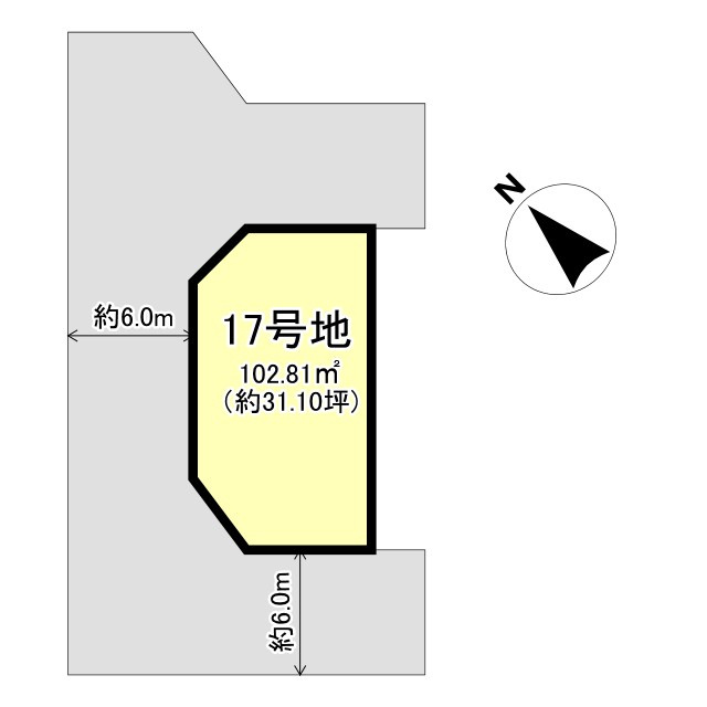 【建築条件付売土地】亀岡市千代川町今津2丁目