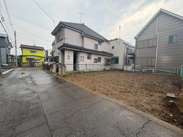 川越市今福　建築条件なし売地　東武東上線『新河岸駅』徒歩27分　【福原小学区】の前面道路含む現地写真