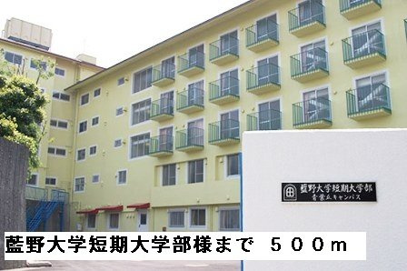 クイールⅠの周辺|藍野大学短期大学部様まで500m