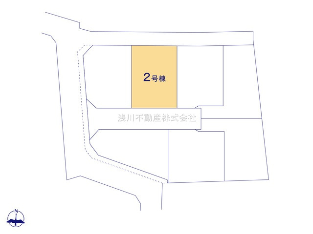 八王子市　石川町　新築一戸建ての区画図|～全7棟の新しいコミュニティが誕生～