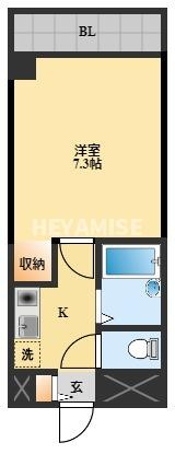マンションハウス飛鳥の間取り