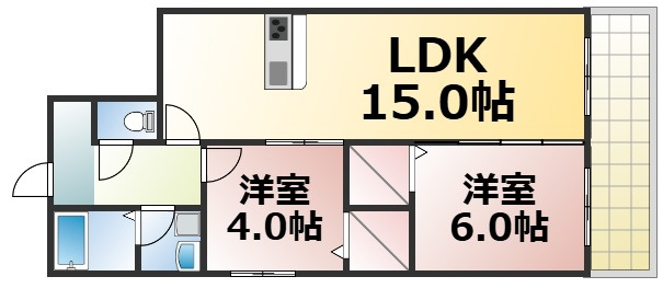 【間取り】 | CHERRY　仲介手数料無料