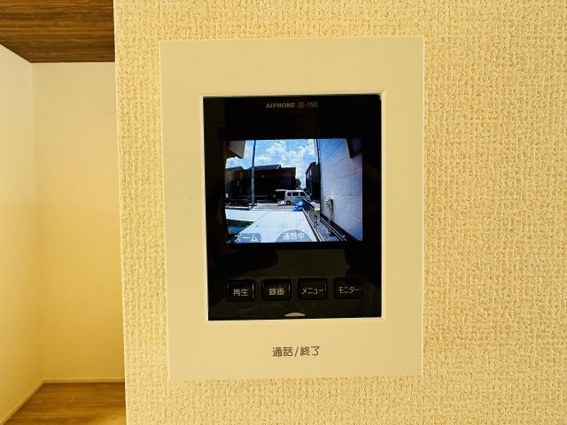八王子市　石川町　新築一戸建てのセキュリティ|～TVモニター付インターホン　訪問者の確認に便利です～
