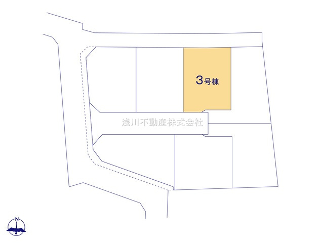 八王子市　石川町　新築一戸建ての区画図|～全7棟の新しいコミュニティが誕生～