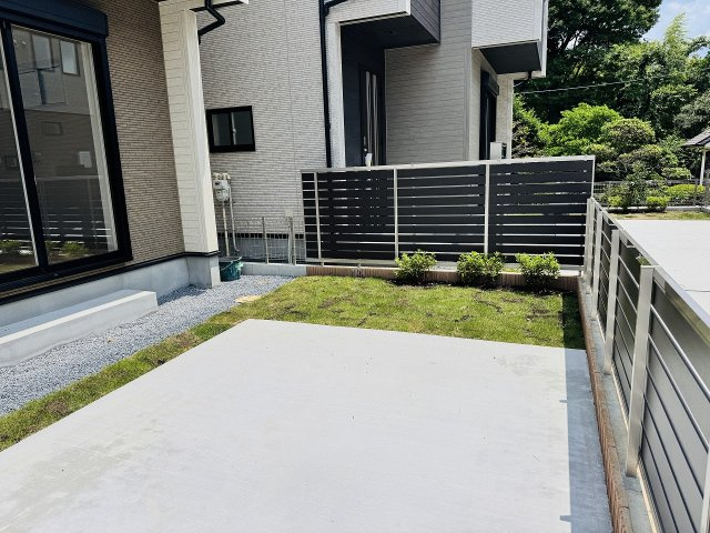 八王子市　石川町　新築一戸建ての庭|～ちょっとしたガーデニングなども楽しめるスペース～